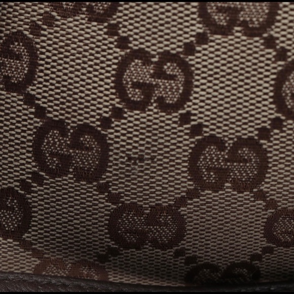 Small Brown Gucci Abby Tote in GG Supreme Canvas - Picture 9 of 16
